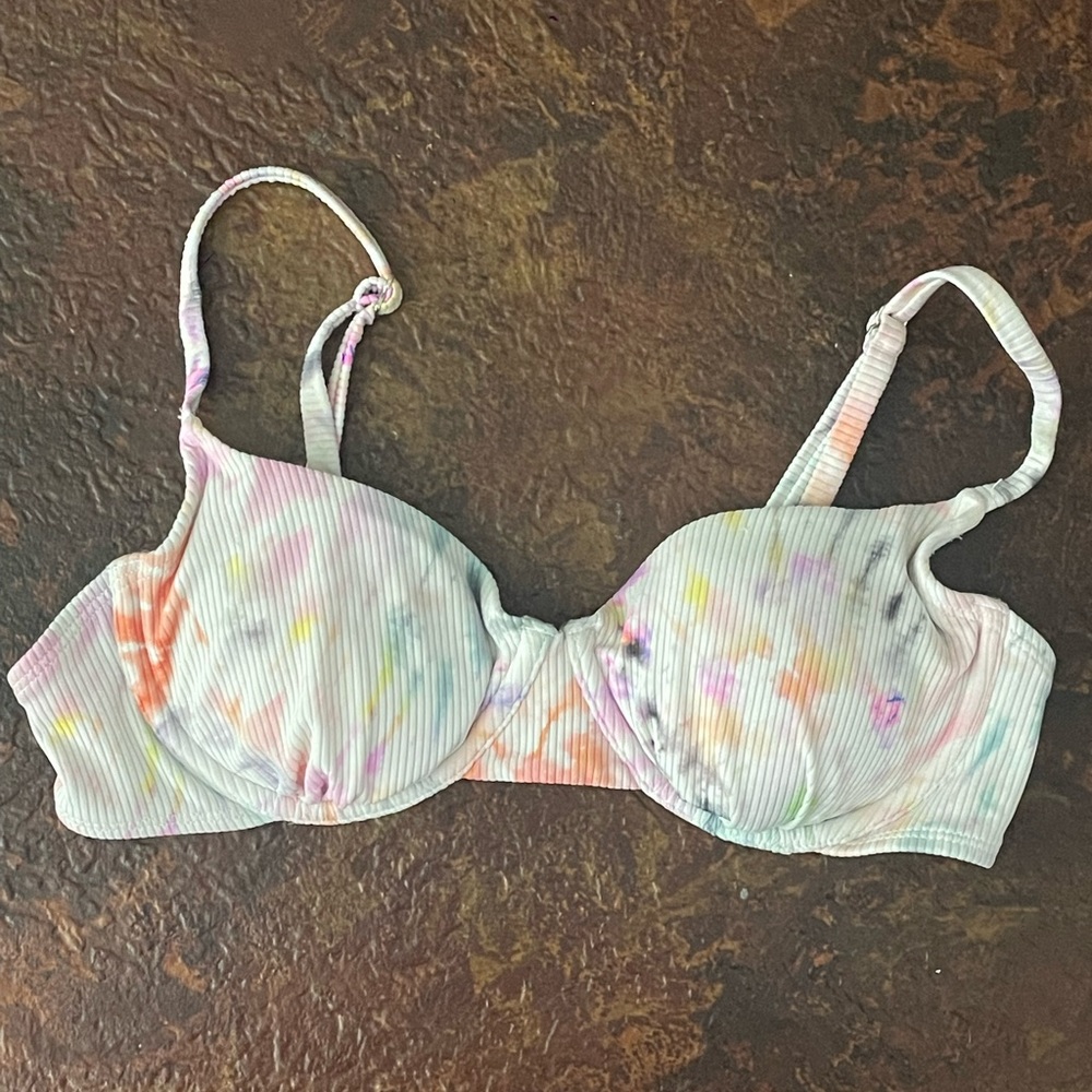 Tie-Dye Bikini Top